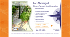 Desktop Screenshot of fliesen-niebergall.de